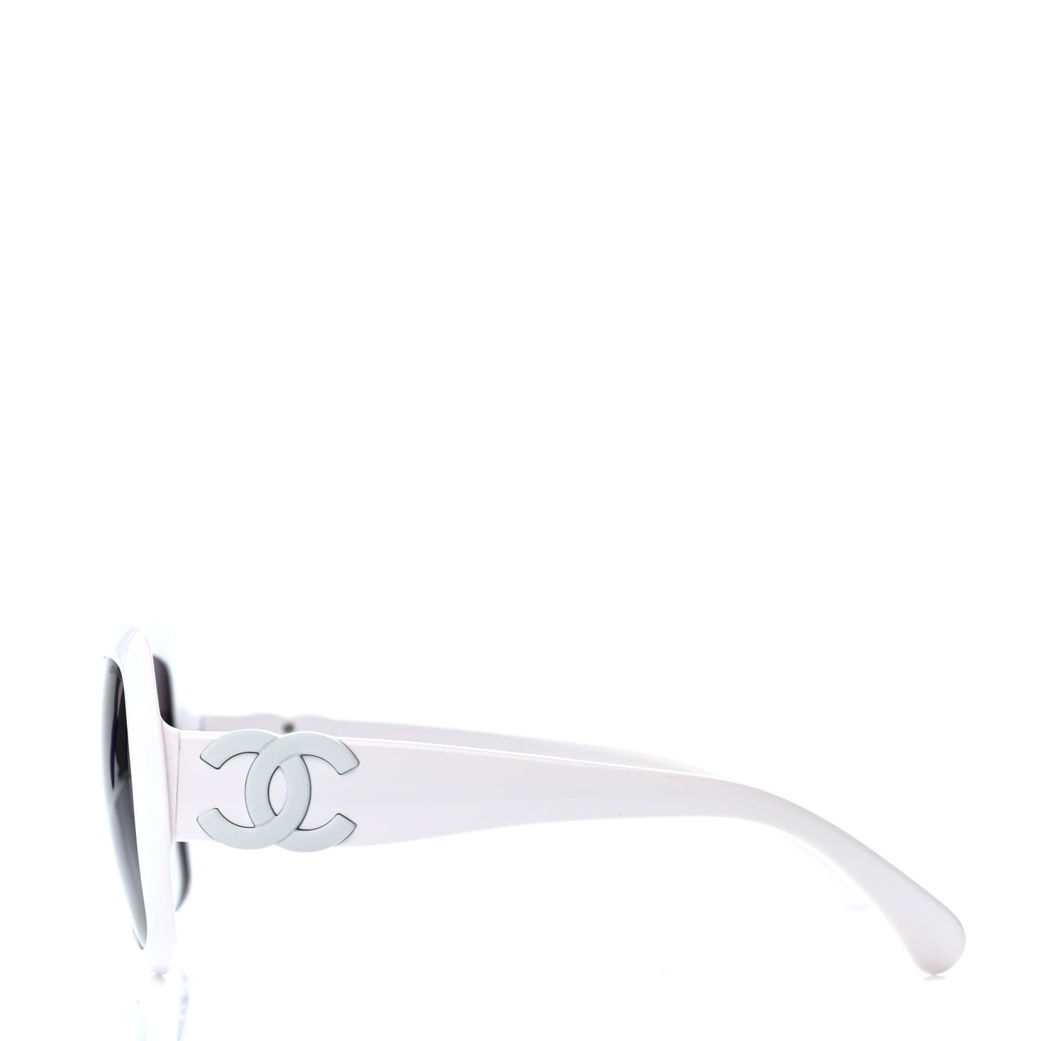 Chanel Acetate Square Sunglasses 71391 White 3 of 4