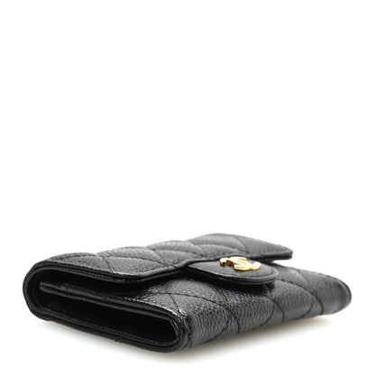 Chanel Caviar Quilted Flap Card Holder Black 4 of 9