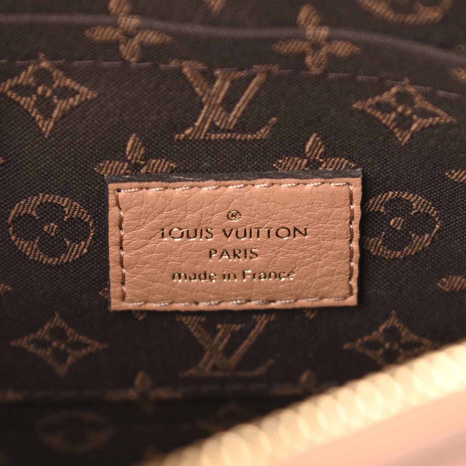 Louis Vuitton Calfskin Metal Monogram Alma BB Camel Brown 6 of 10