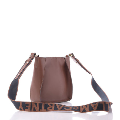 Stella McCartney Eco Alter Nappa Perforated Logo Tiny Crossbody Cinnamon 2 of 8