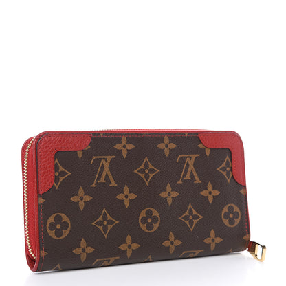 Louis Vuitton Monogram Retiro Zippy Wallet Cherry 2 of 8
