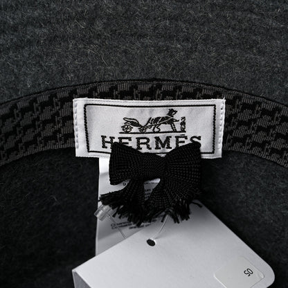 Hermes Rabbit Felt Dylan Hat 57 Charbon 7 of 8