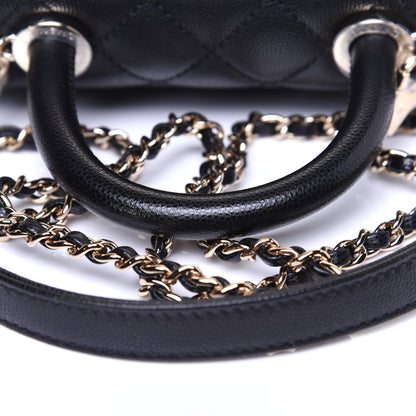 Chanel Caviar Quilted Extra Mini Coco Handle Flap Black 11 of 13