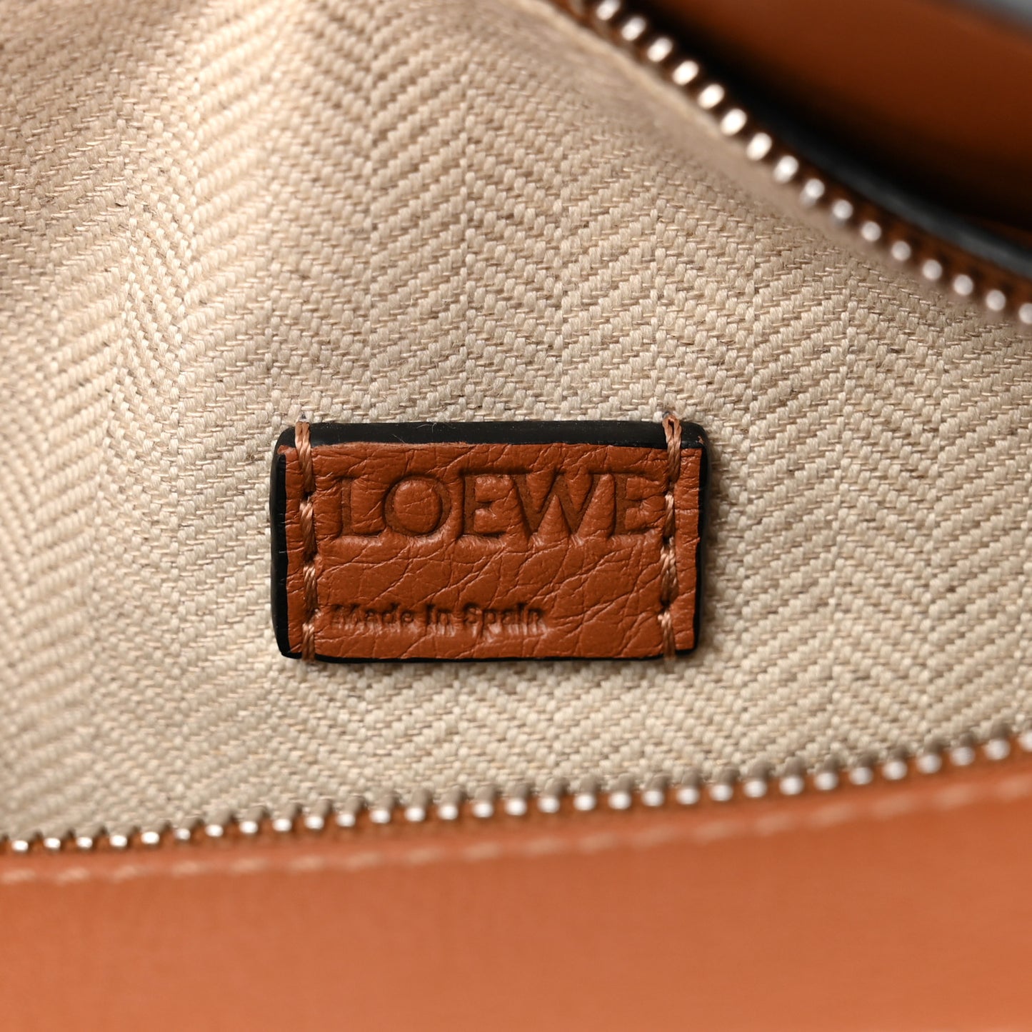 Calfskin Mini Puzzle Bag Tan