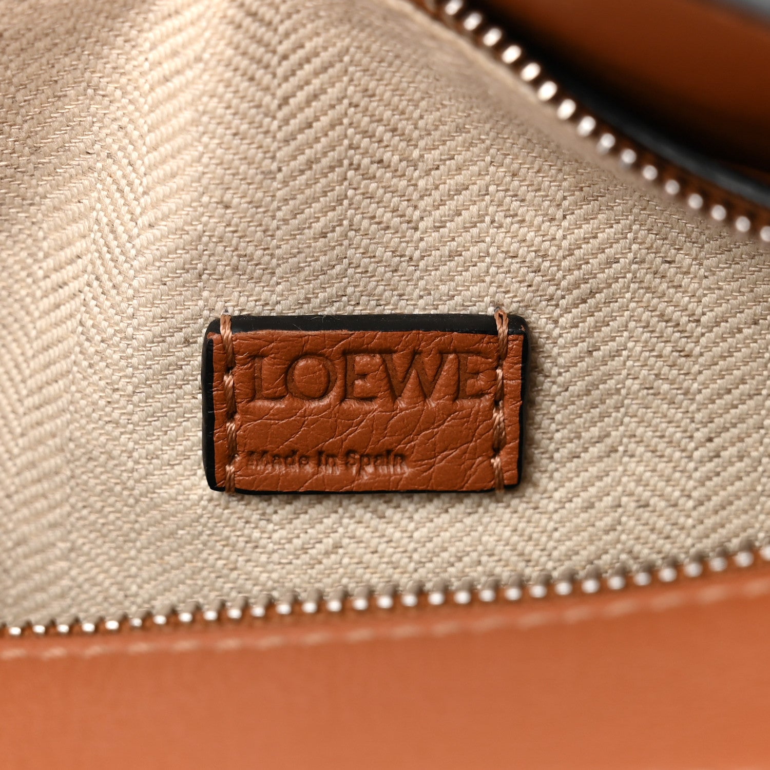 Loewe Calfskin Mini Puzzle Bag Tan 6 of 10