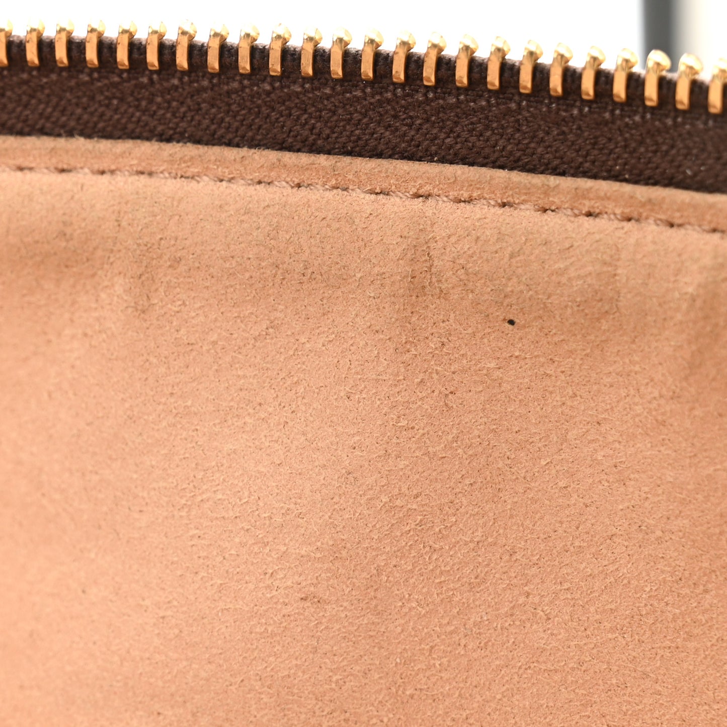 GG Supreme Monogram Large Ophidia Pouch Clutch Brown