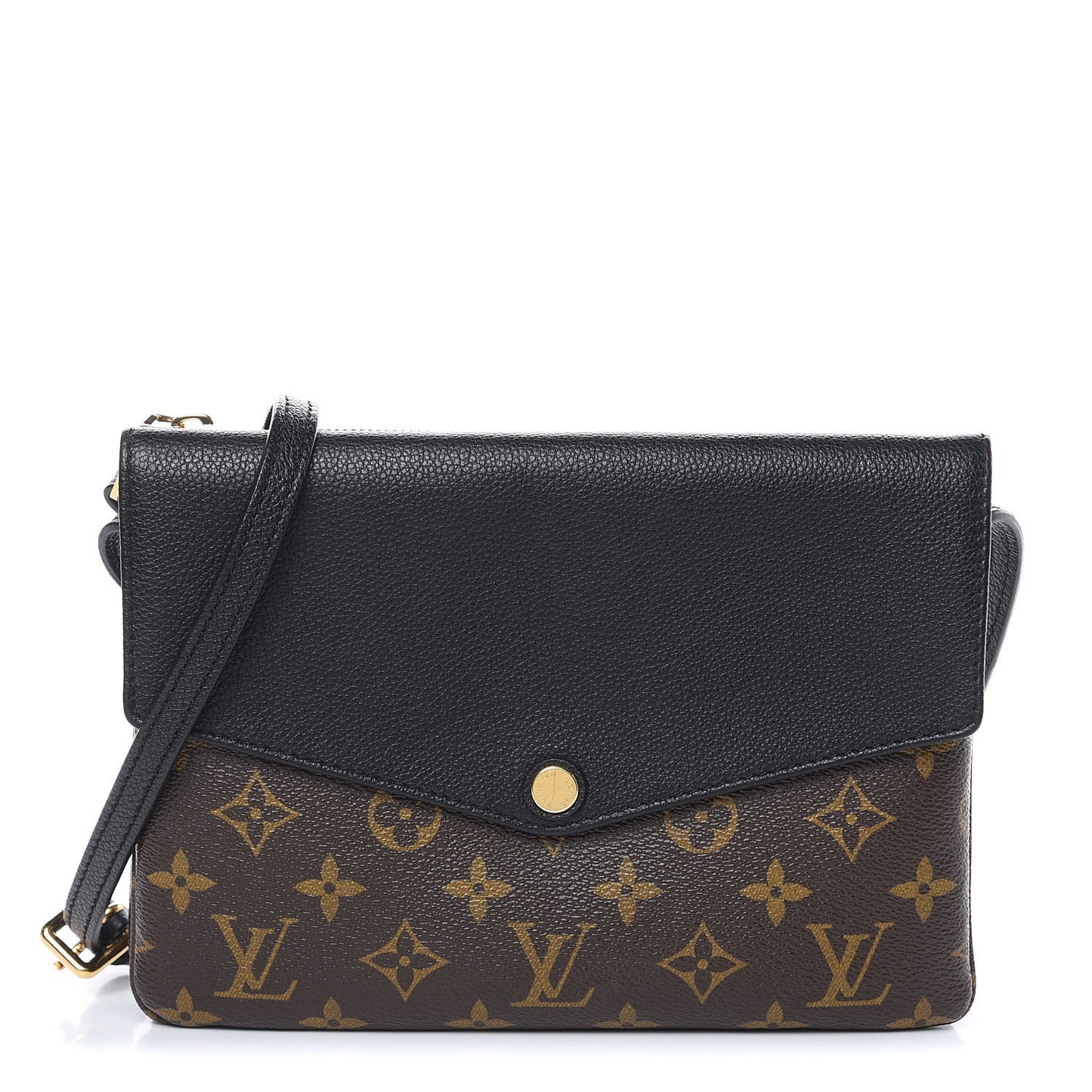 Monogram Twice Pochette Black