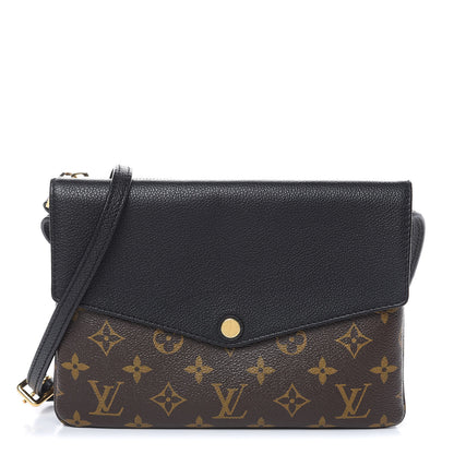 Louis Vuitton Monogram Twice Pochette Black 1 of 10