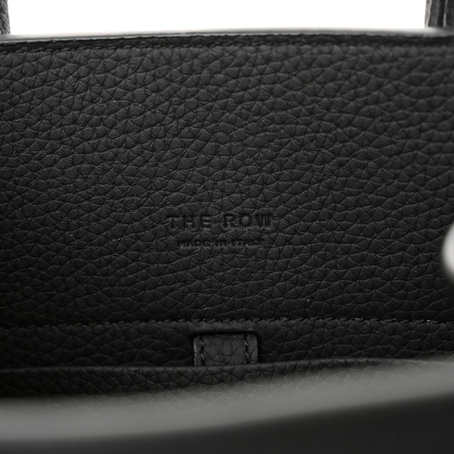 Grained Calfskin Soft Margaux 10 Bag Black