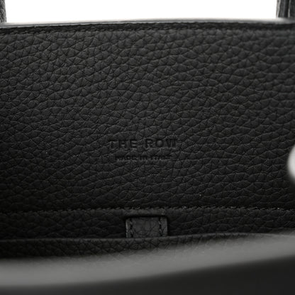 The Row Grained Calfskin Soft Margaux 10 Bag Black 6 of 11