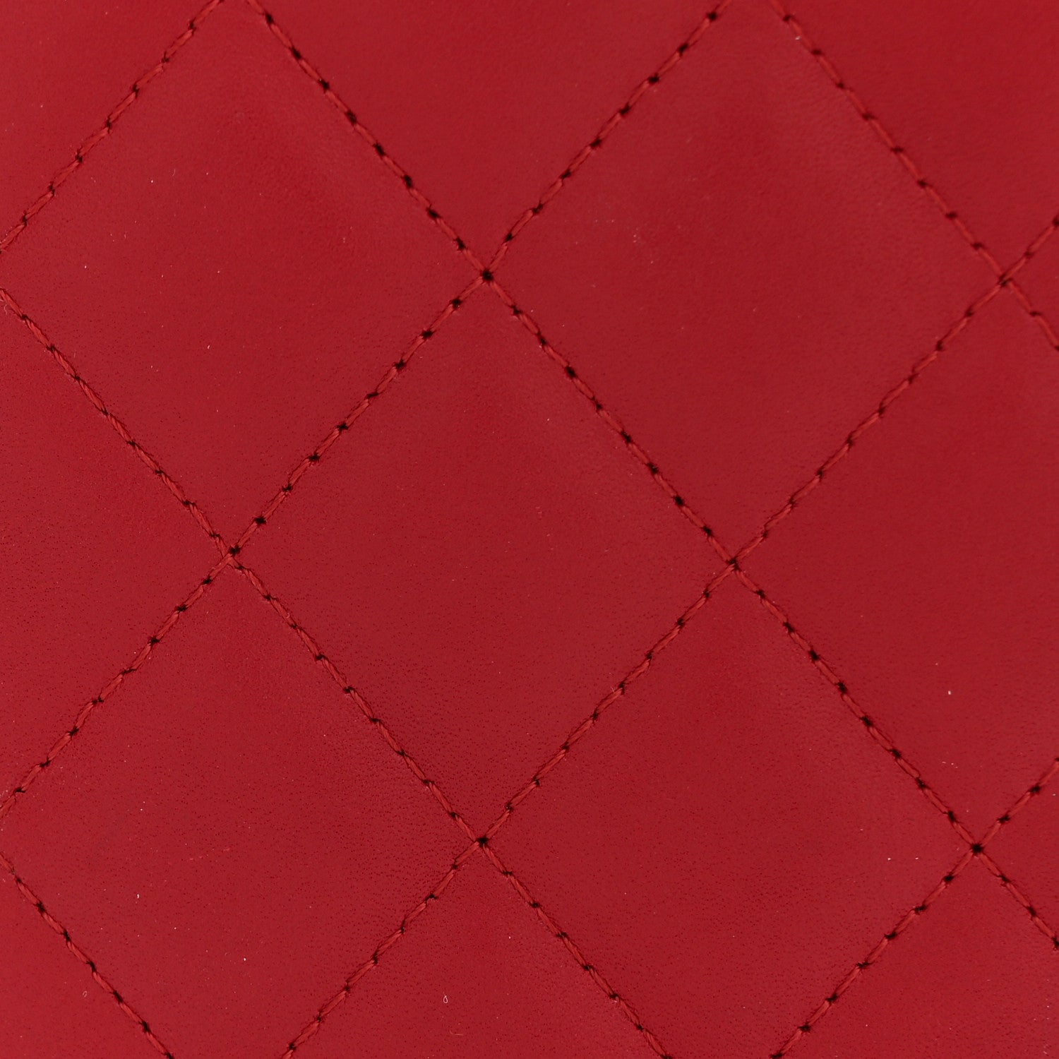 Chanel Calfskin Quilted Cambon Yen Wallet Red 8 of 11