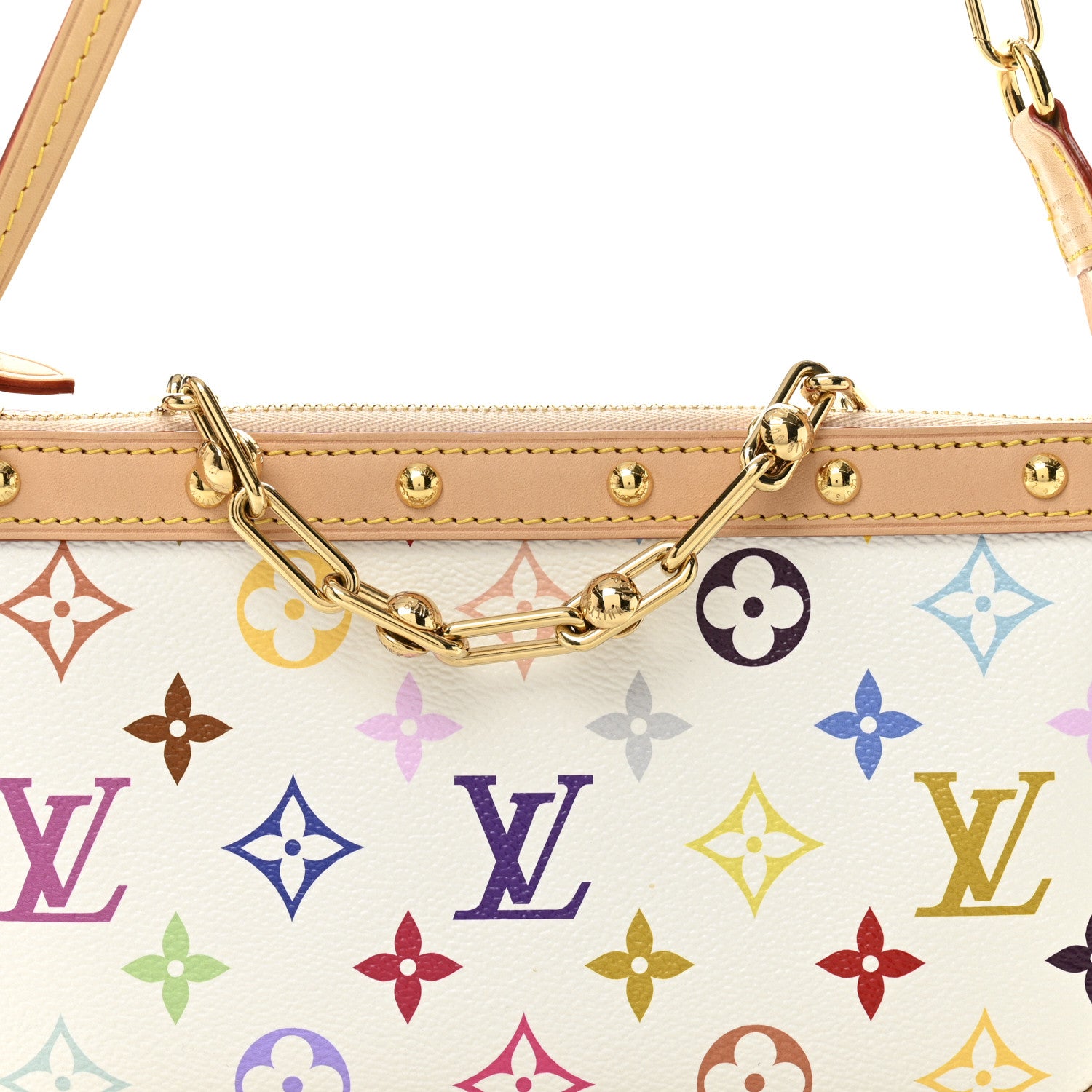 Louis Vuitton LV X TM Monogram Multicolor Pochette Accessories White 7 of 11
