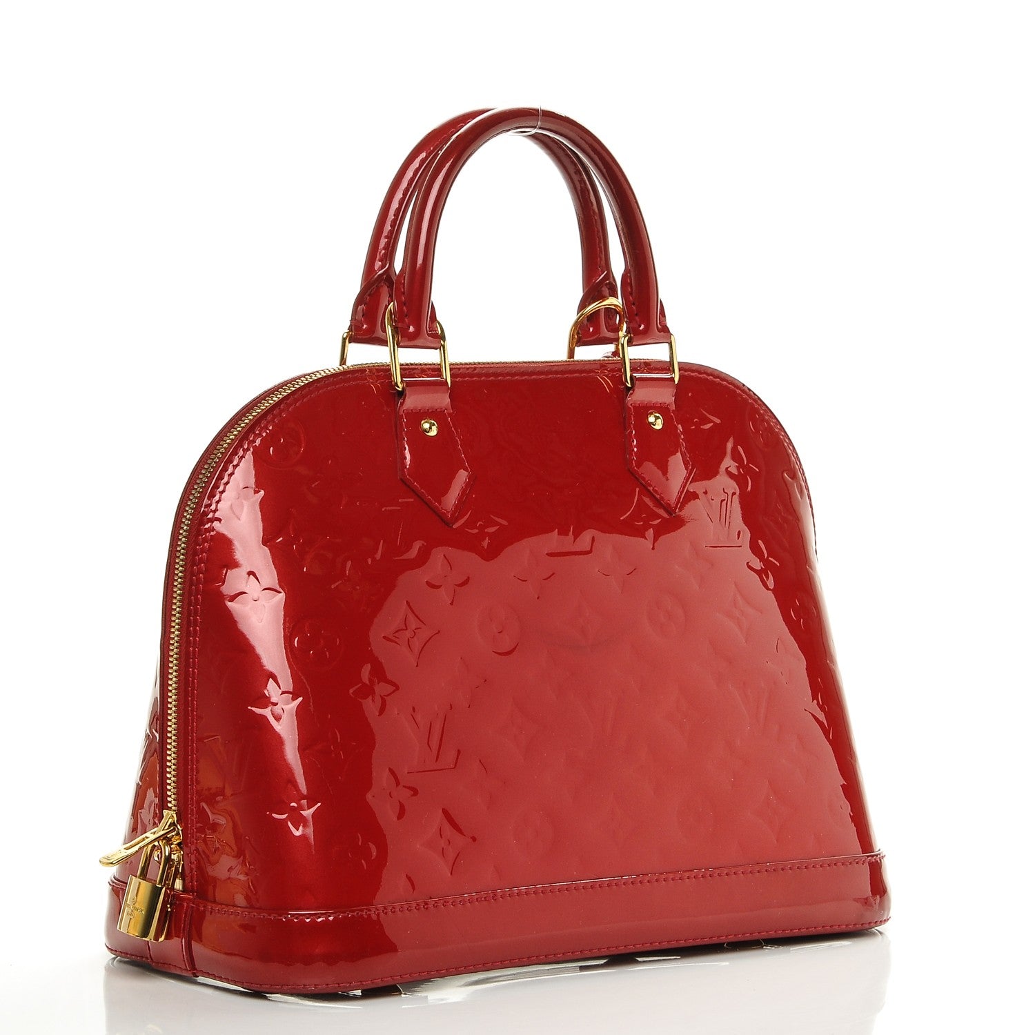 Louis Vuitton Vernis Alma PM Pomme D'Amour 3 of 6