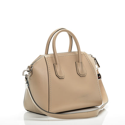 Givenchy Calfskin Small Studded Antigona Beige Buff 3 of 9