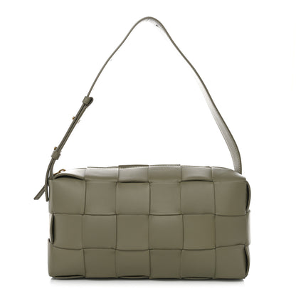 Bottega Veneta Lambskin Maxi Intrecciato Brick Cassette Bag Travertine 1 of 10