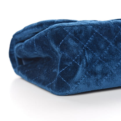 Chanel Velvet Quilted 2.55 Reissue 225 Flap Blue 8 of 10