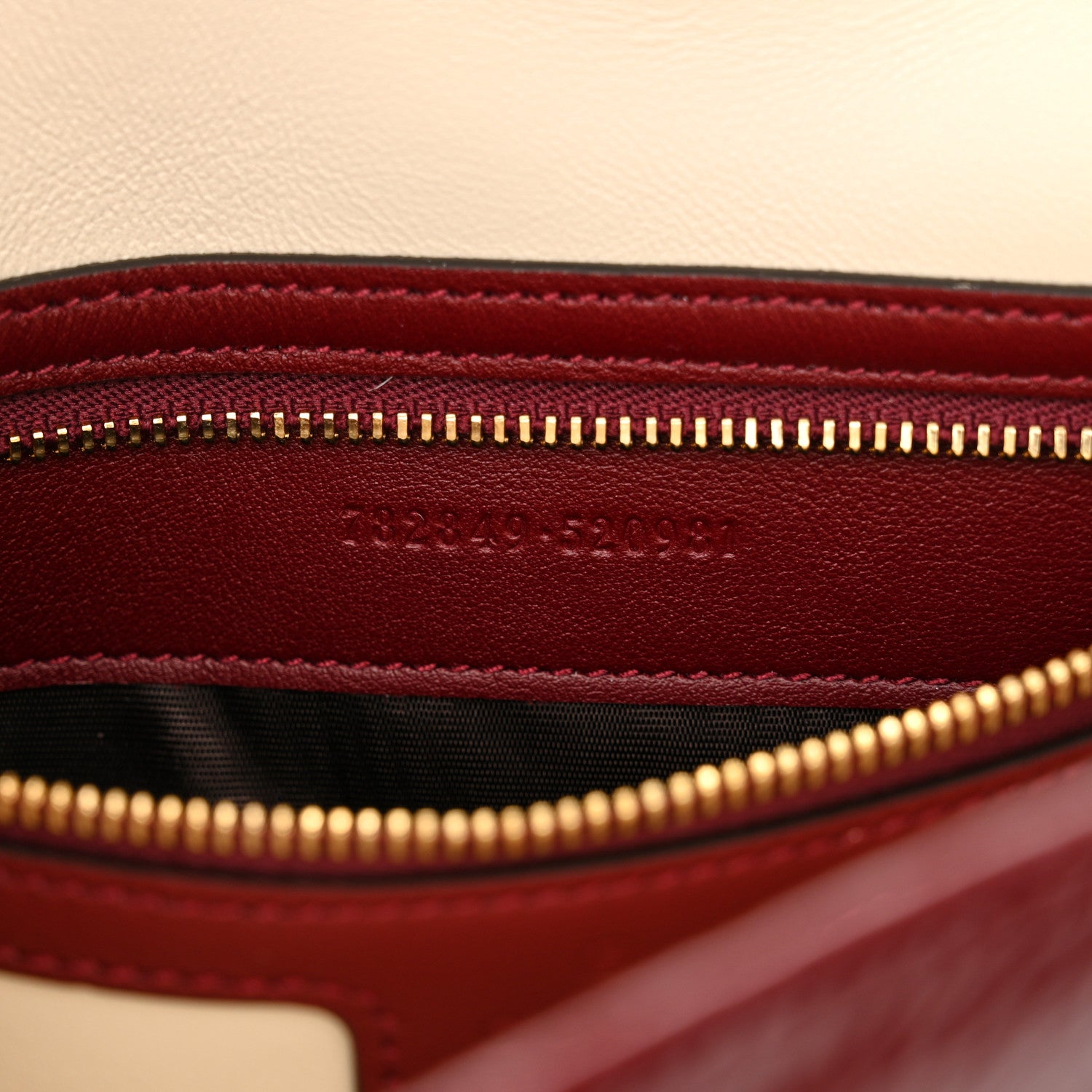 Gucci Patent Calfskin Small Jackie Shoulder Bag Rosso 7 of 12