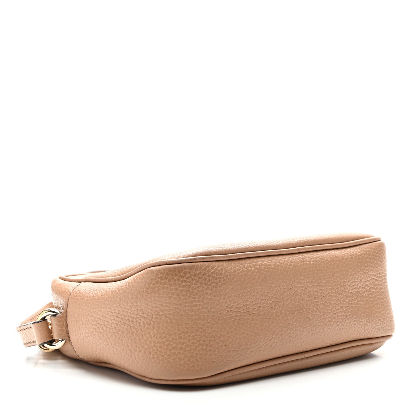 Pebbled Calfskin Small Soho Disco Bag Camelia