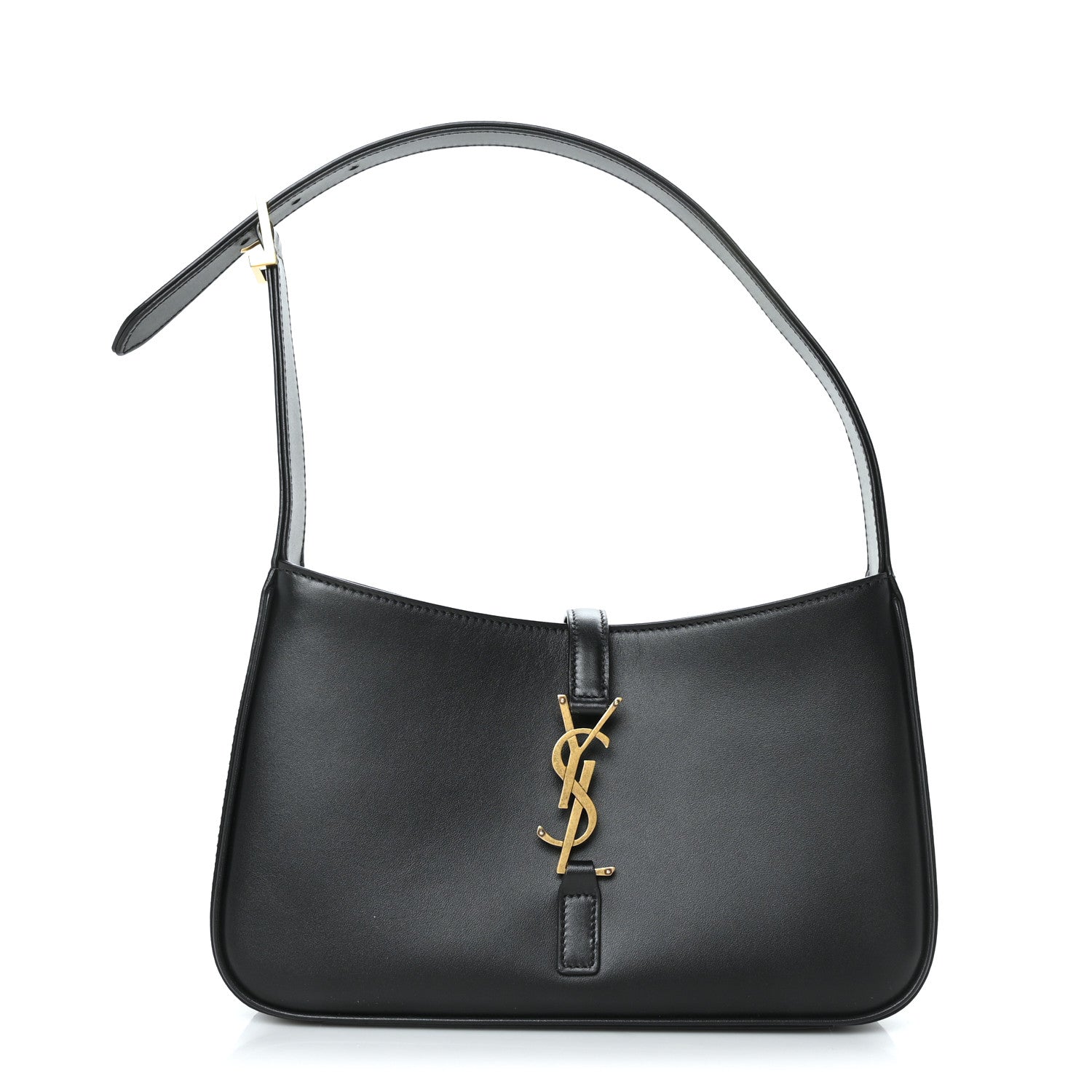 Saint Laurent Smooth Calfskin Le 5 A 7 Hobo Black 1 of 8