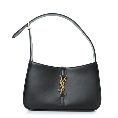 Saint Laurent Smooth Calfskin Le 5 A 7 Hobo Black 1 of 8