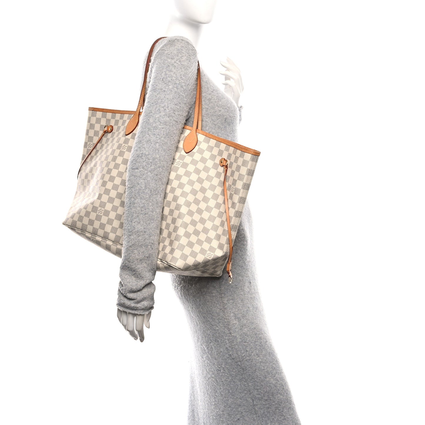Damier Azur Neo Neverfull GM Rose Ballerine