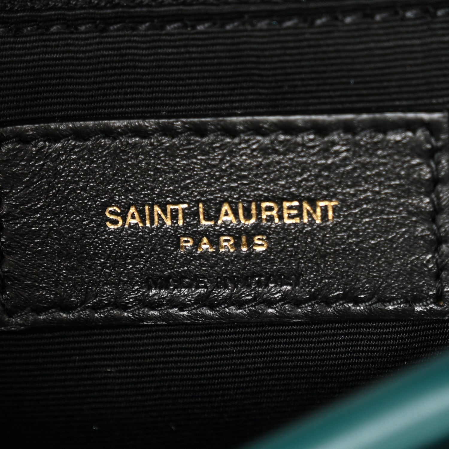 Saint Laurent Crushed Velvet Quilted Small Loulou Puffer Monogram Chain Satchel Emerald Vert 6 of 10