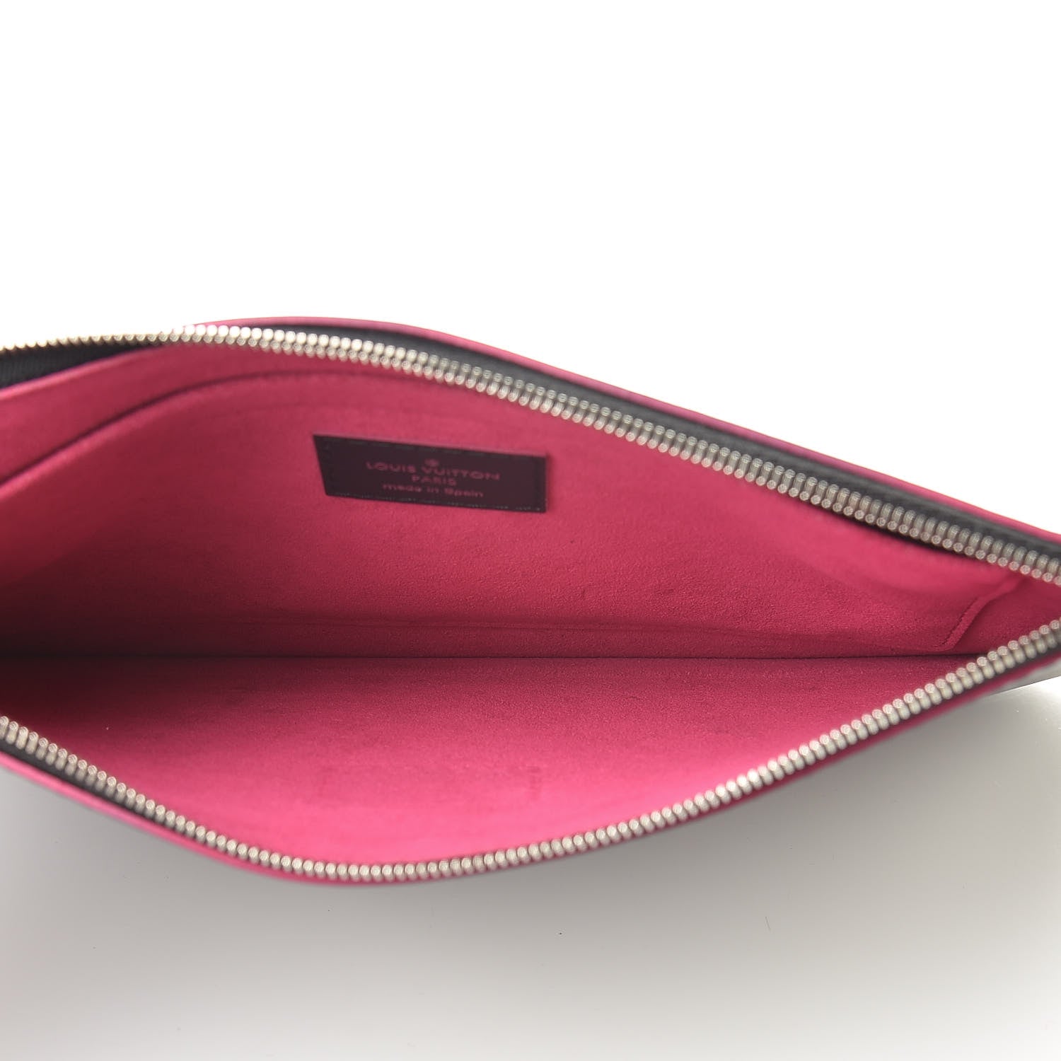 Louis Vuitton Epi Neverfull Pochette MM GM Black Hot Pink 5 of 8