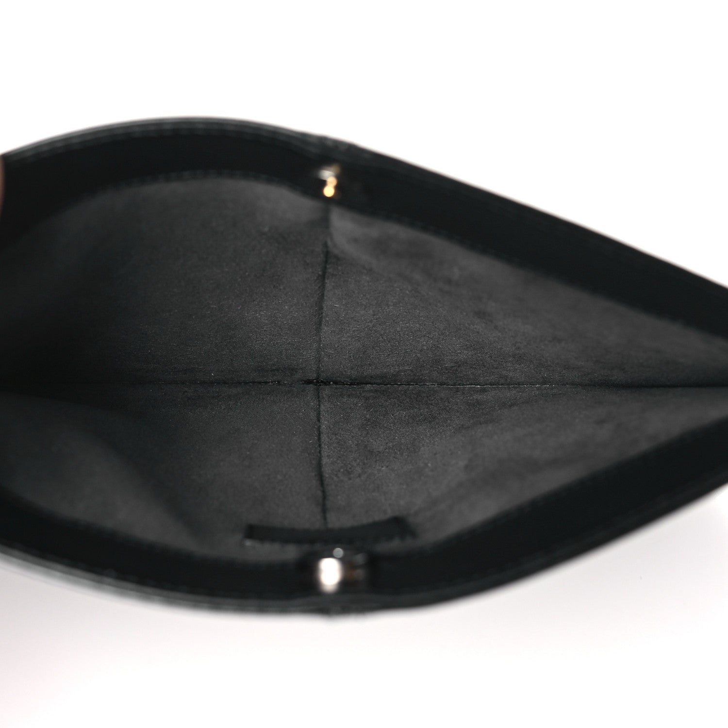 Louis Vuitton Epi Demi Lune Pochette Black 5 of 9