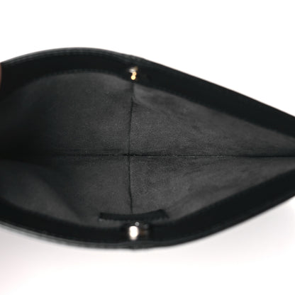 Louis Vuitton Epi Demi Lune Pochette Black 5 of 9