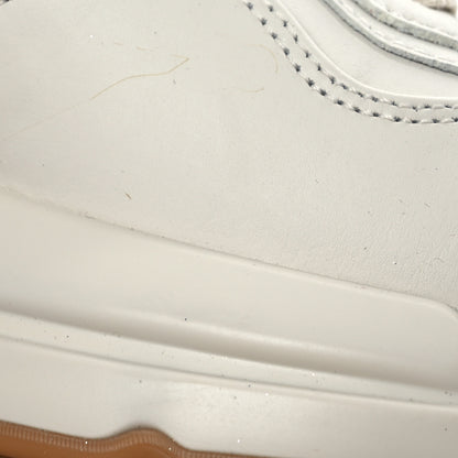 Gucci Apollo Calfskin Glitter Game Logo Womens Rhyton Sneakers 39 Mystic White 10 of 14