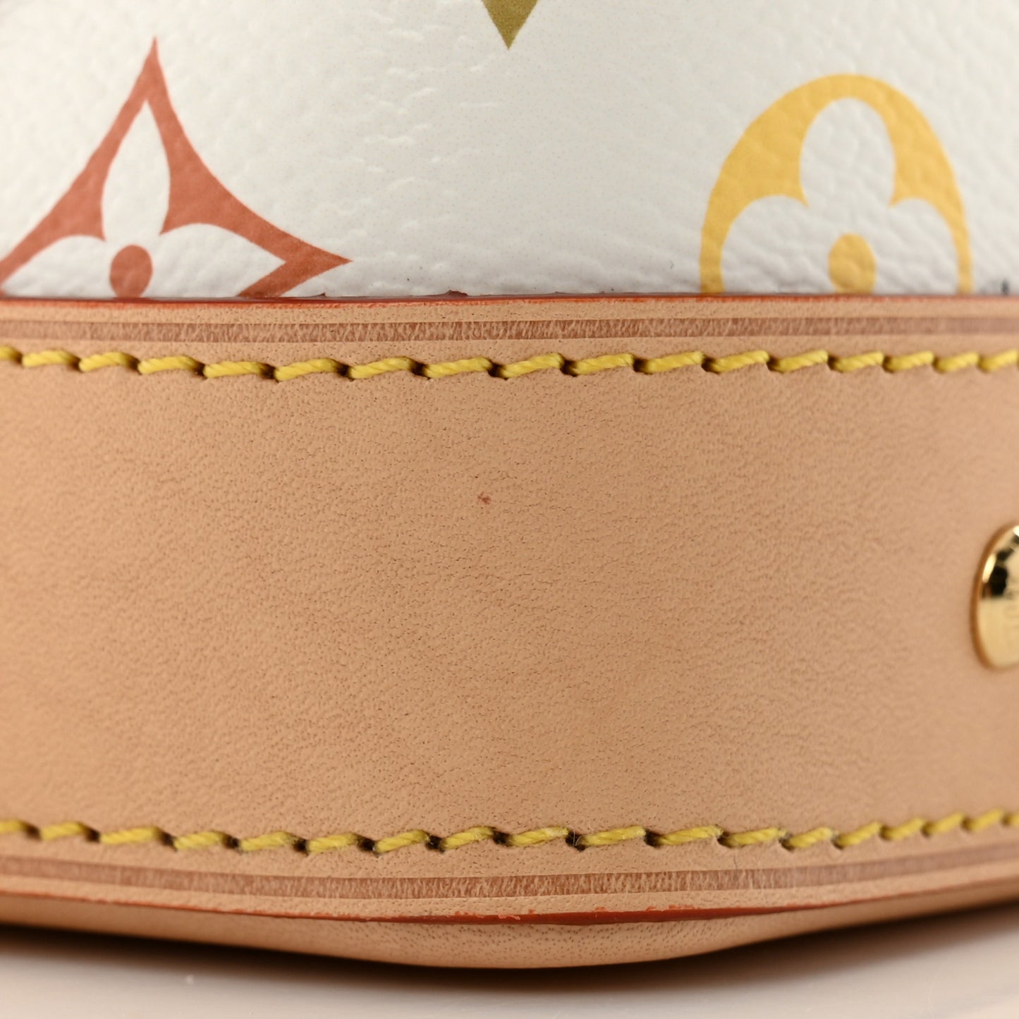 LV x TM Monogram Multicolor Cosmetic Pouch GM White