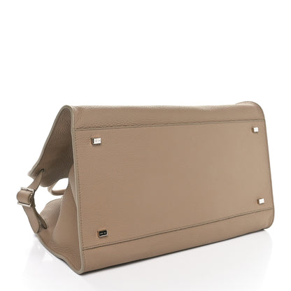 The Row Matte Grained Calfskin Soft Margaux 15 Dark Taupe 4 of 9