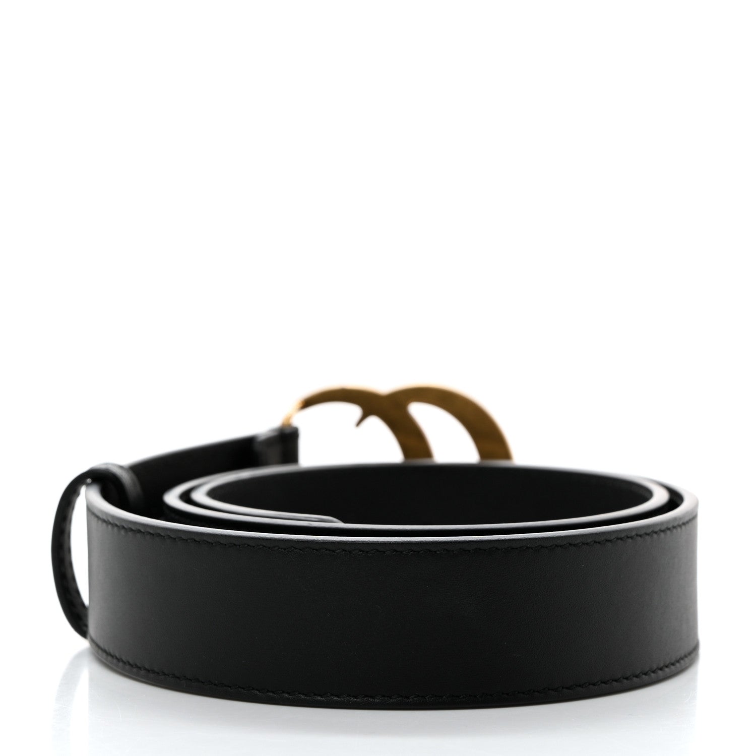 Gucci Moon Calfskin Double G 30mm Belt 75 30 Black 2 of 5