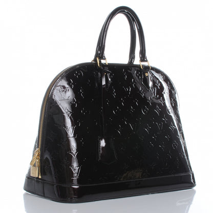 Louis Vuitton Vernis Alma GM Amarante 4 of 9