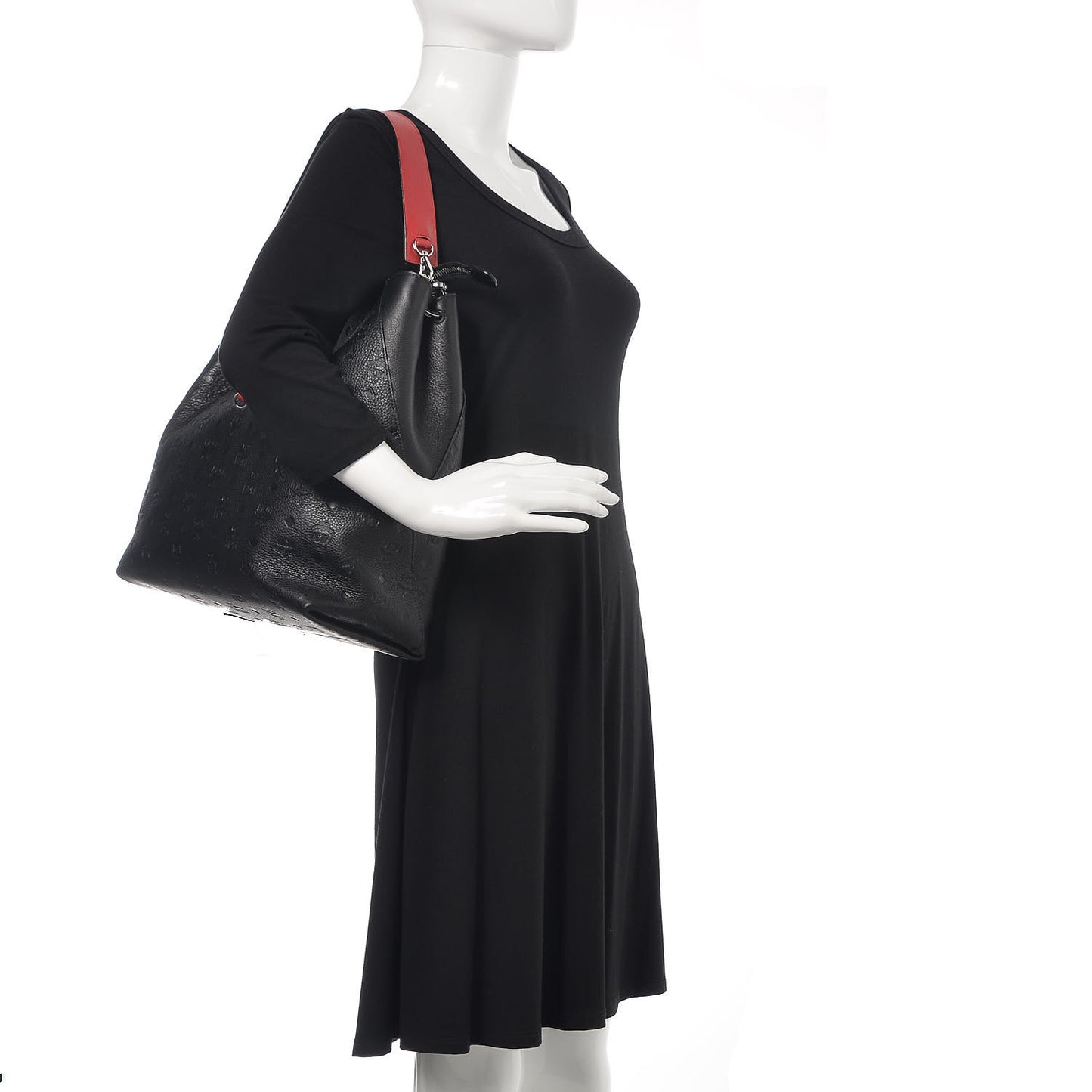 Calfskin Ottomar Large Klara Hobo Black