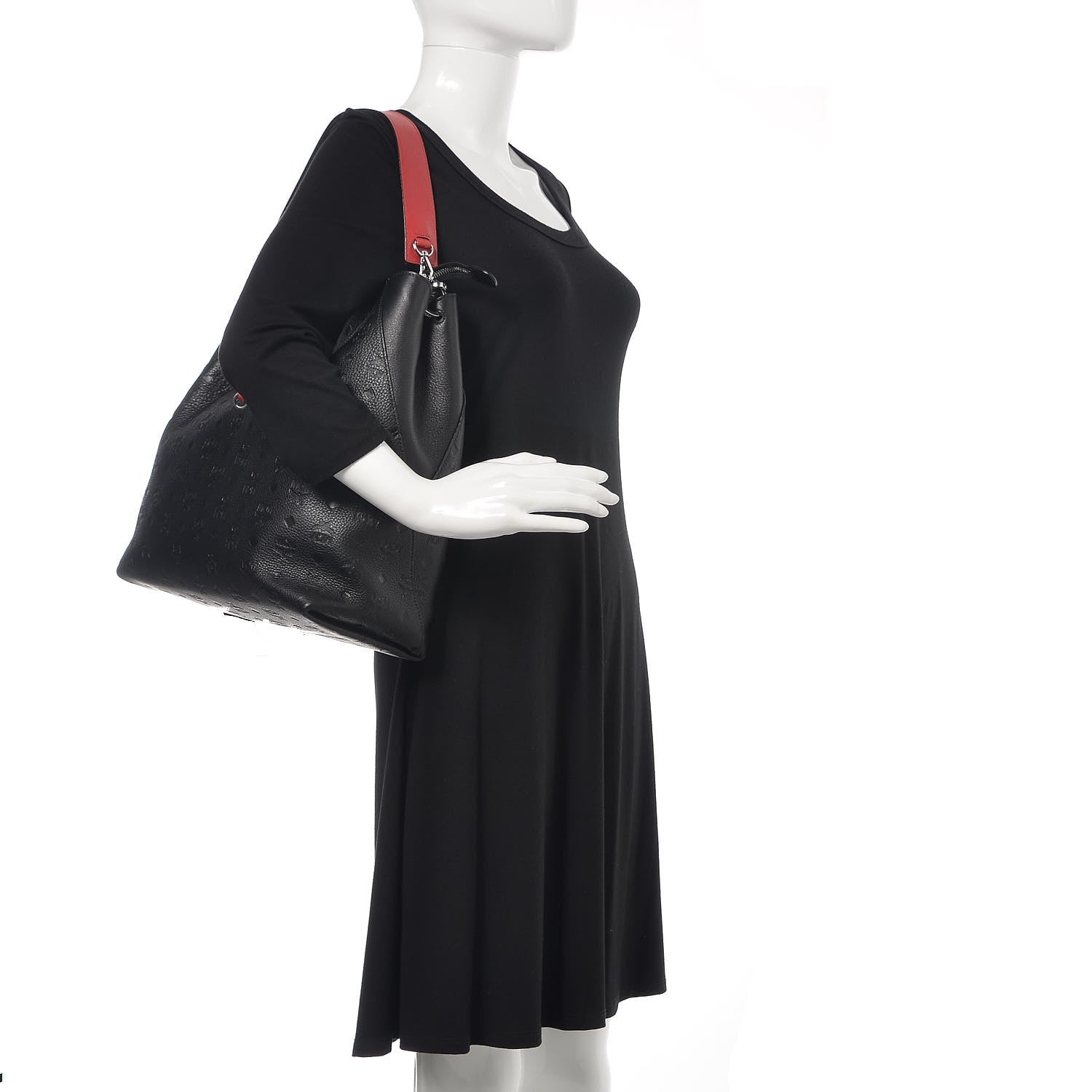 MCM Calfskin Ottomar Large Klara Hobo Black 2 of 12