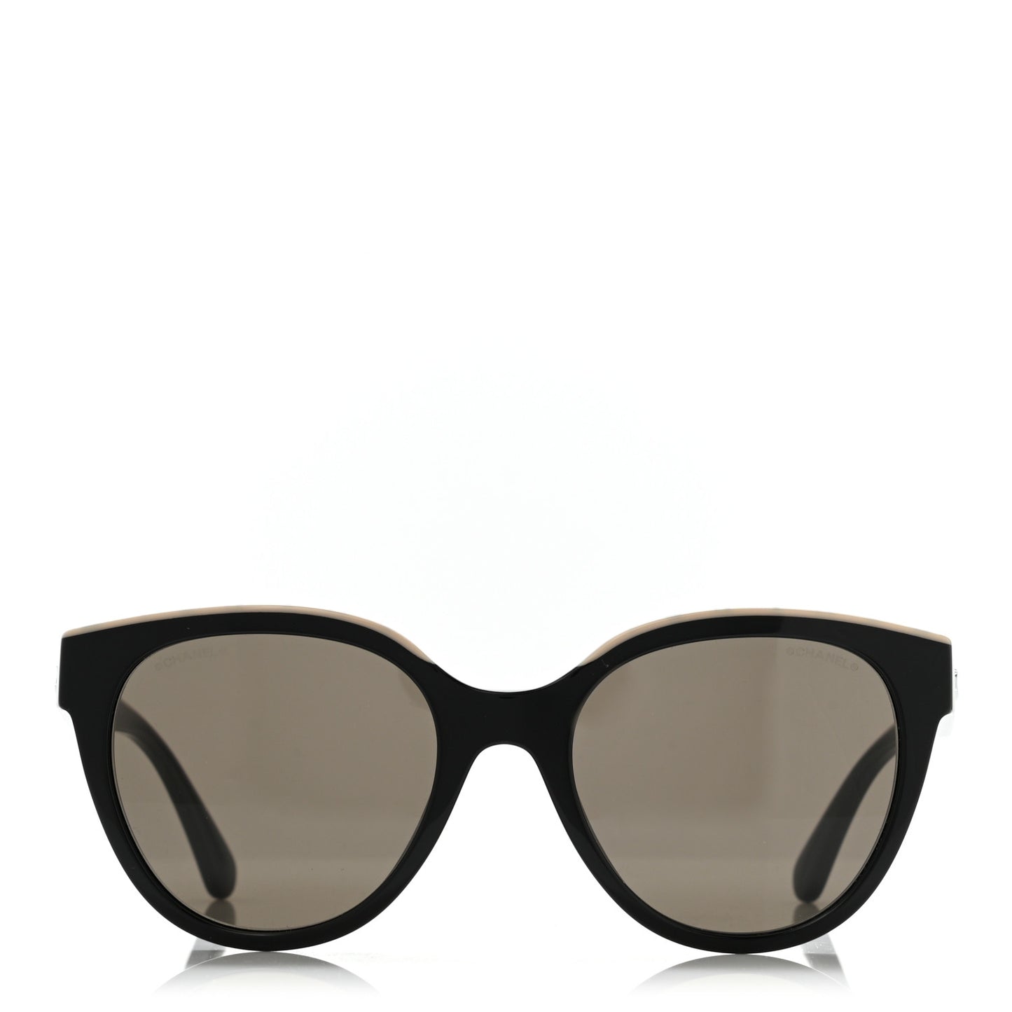 Acetate CC Butterfly Sunglasses 5414 Black Beige