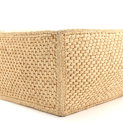 Loewe Raffia Paula's Ibiza Small Font Tote Natural Tan 8 of 9