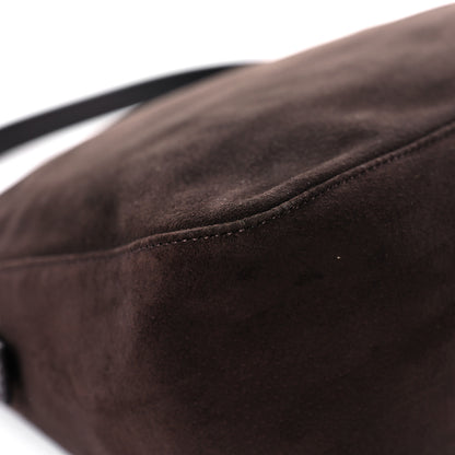 Fendi Suede Calfskin Mama Baguette Brown 9 of 14