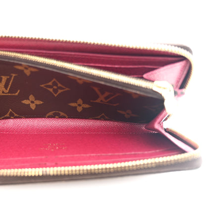 Louis Vuitton Monogram Clemence Wallet Fuchsia 6 of 7