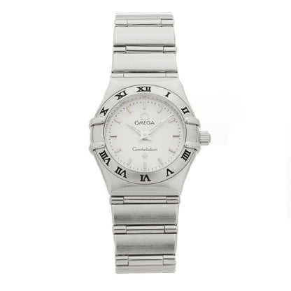 Omega Stainless Steel 22mm Constellation Quartz Watch White 1562.30 1 of 4