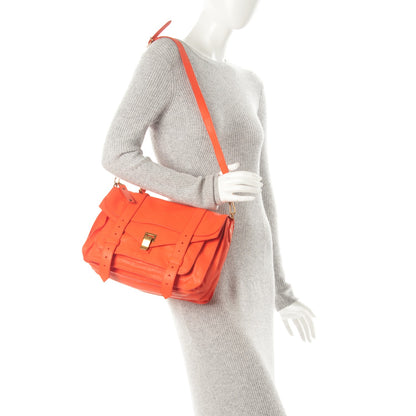 Proenza Schouler Lambskin Medium PS1 Satchel Grapefruit 2 of 7
