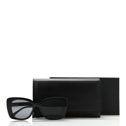 Chanel Acetate Strass Square Sunglasses 5422 Black 9 of 9