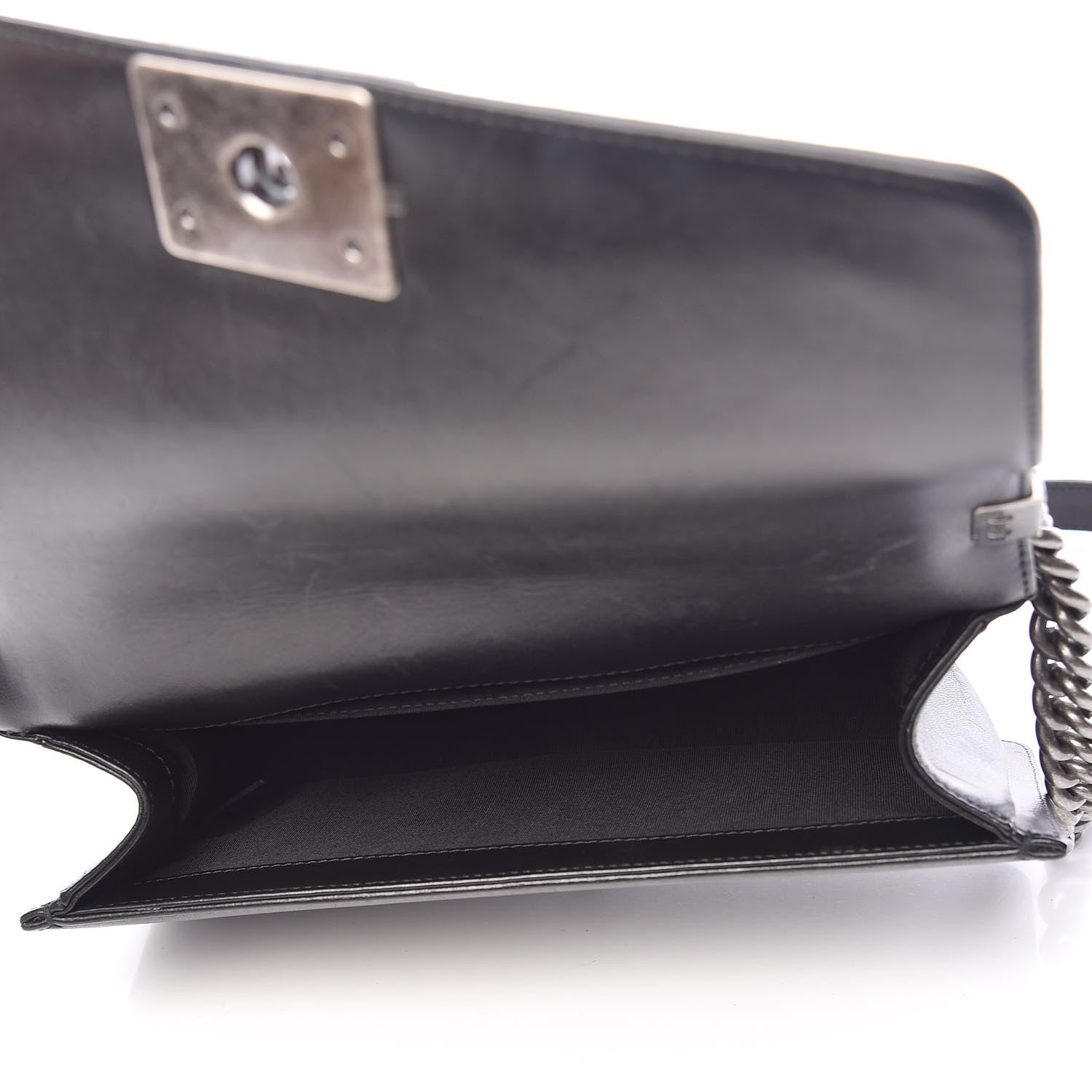 Chanel Lambskin Quilted Medium Boy Flap Black 5 of 21