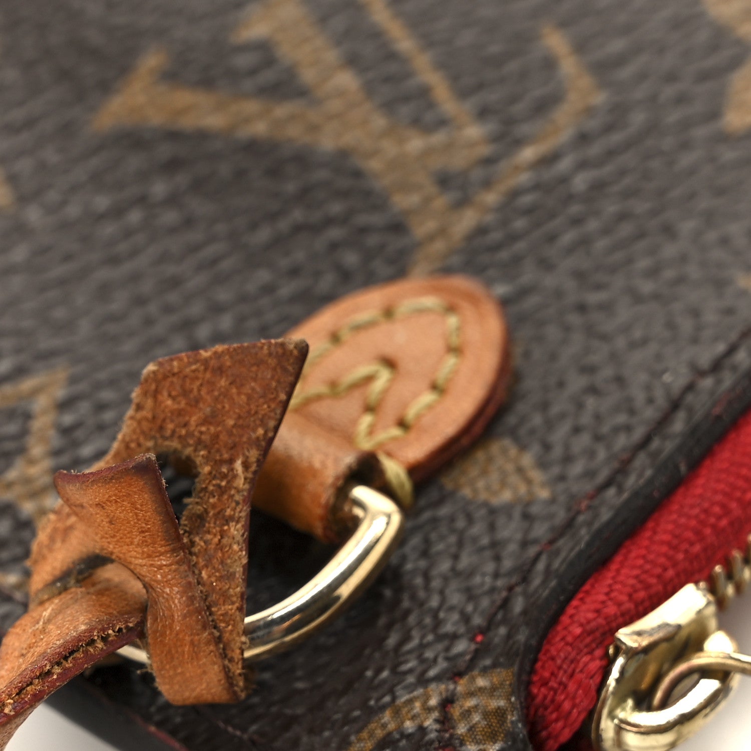 Louis Vuitton Monogram Neverfull MM GM Pochette Cherry 8 of 11