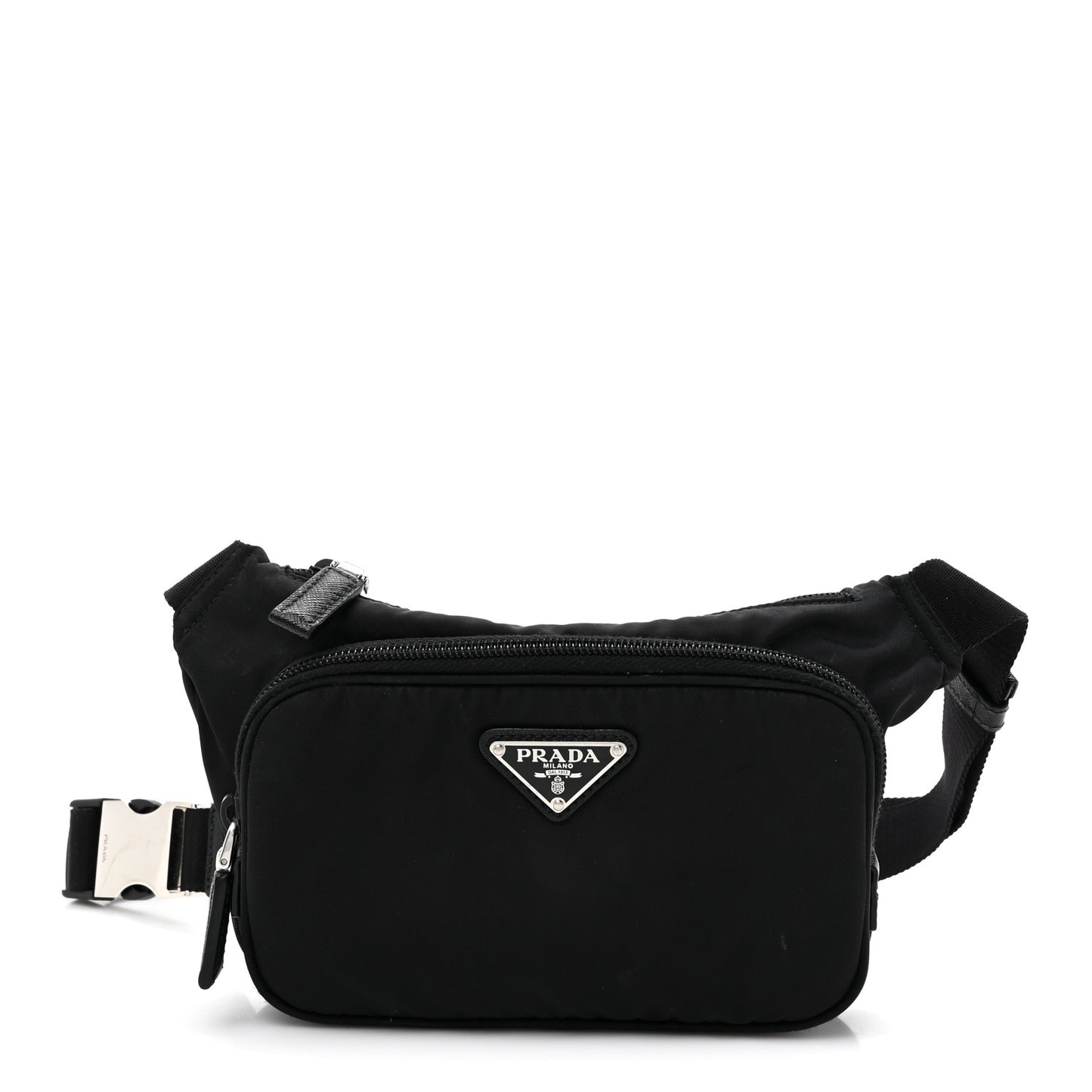 Re-Nylon Saffiano Belt Bag Black