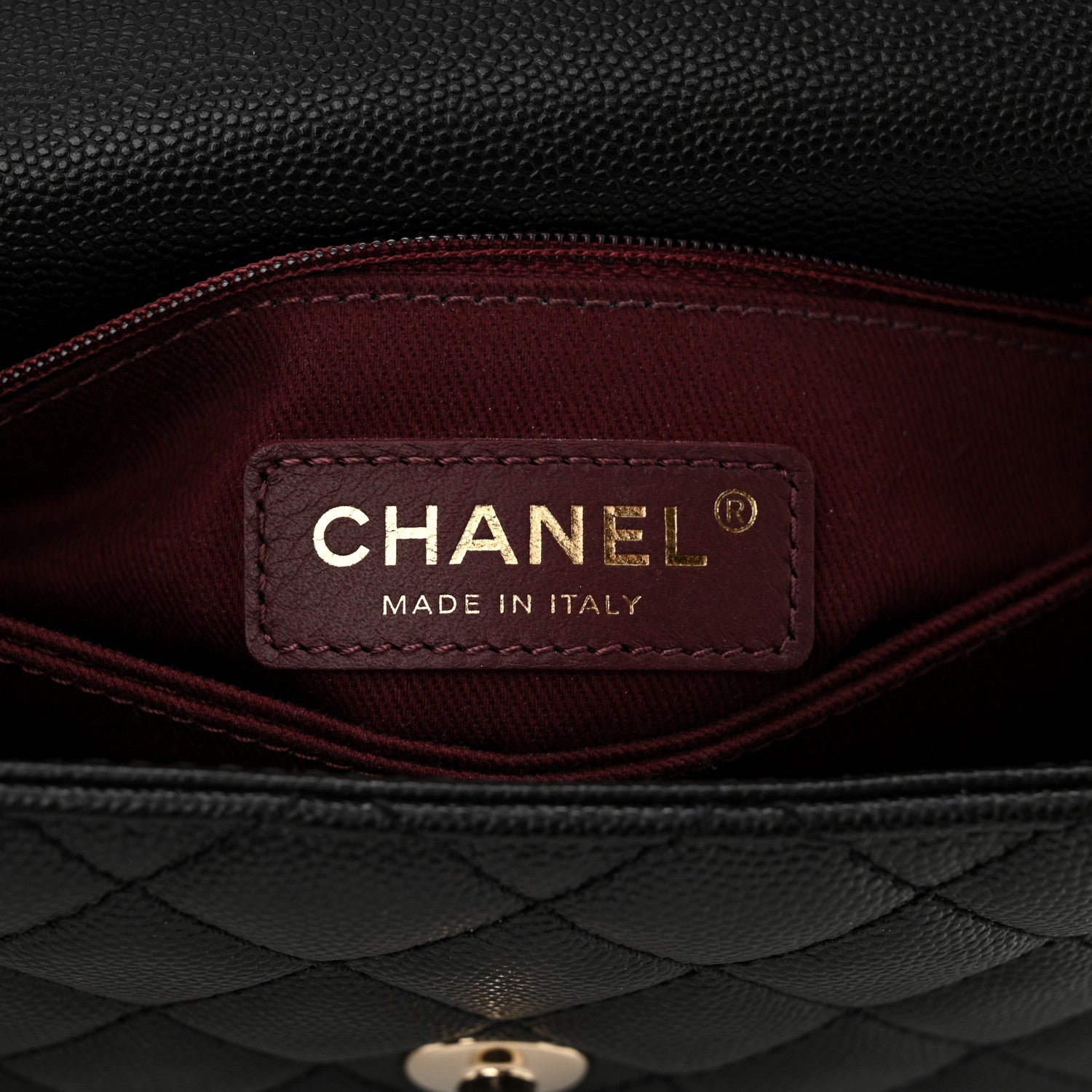 Chanel Caviar Quilted Mini Coco Handle Flap Black 6 of 10