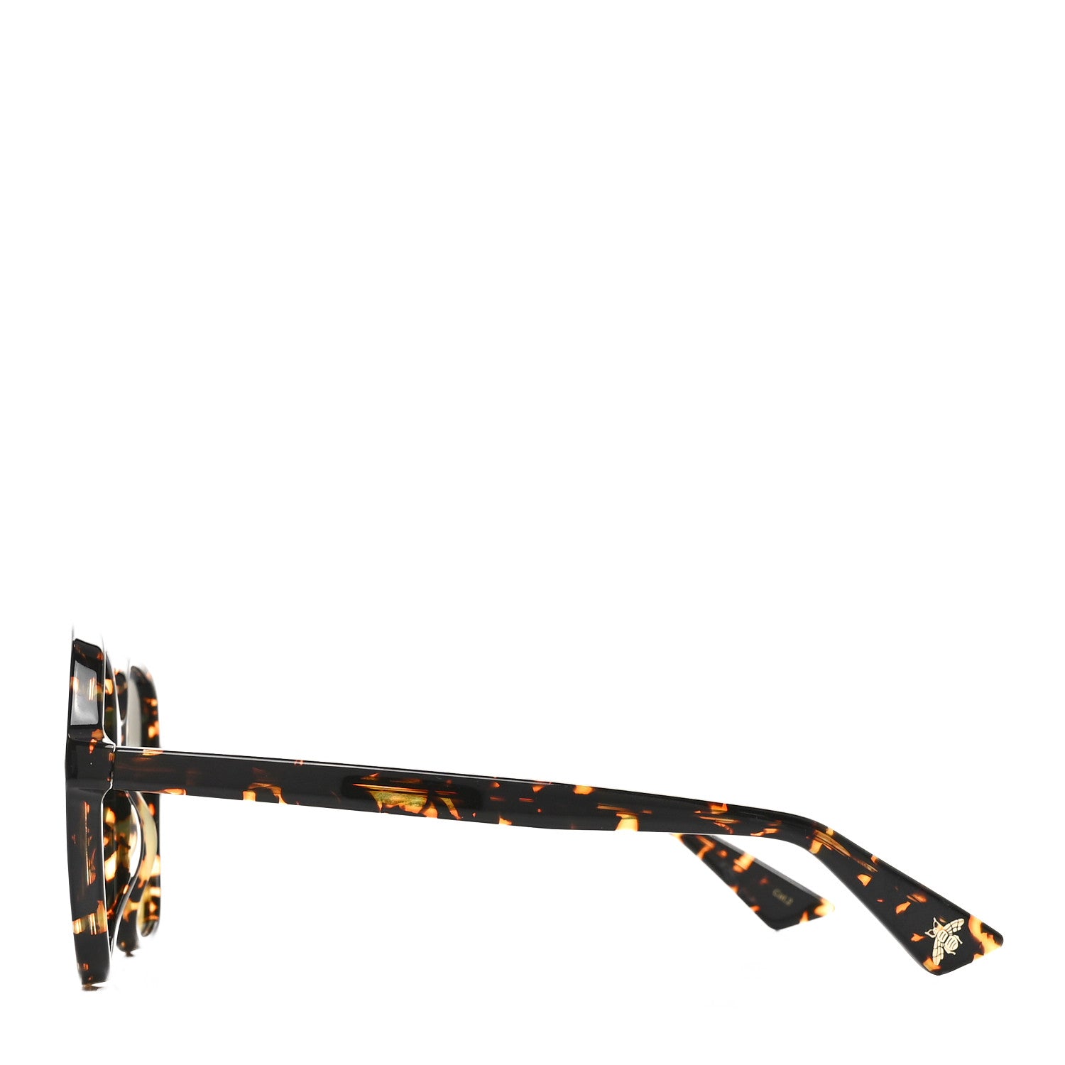 Gucci Acetate Rounded Square GG0092S Sunglasses Havana 3 of 6