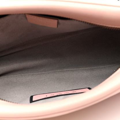 Gucci Calfskin Matelasse GucciGhost Small GG Marmont Chain Shoulder Bag Perfect Pink Rosa Ivory 5 of 10