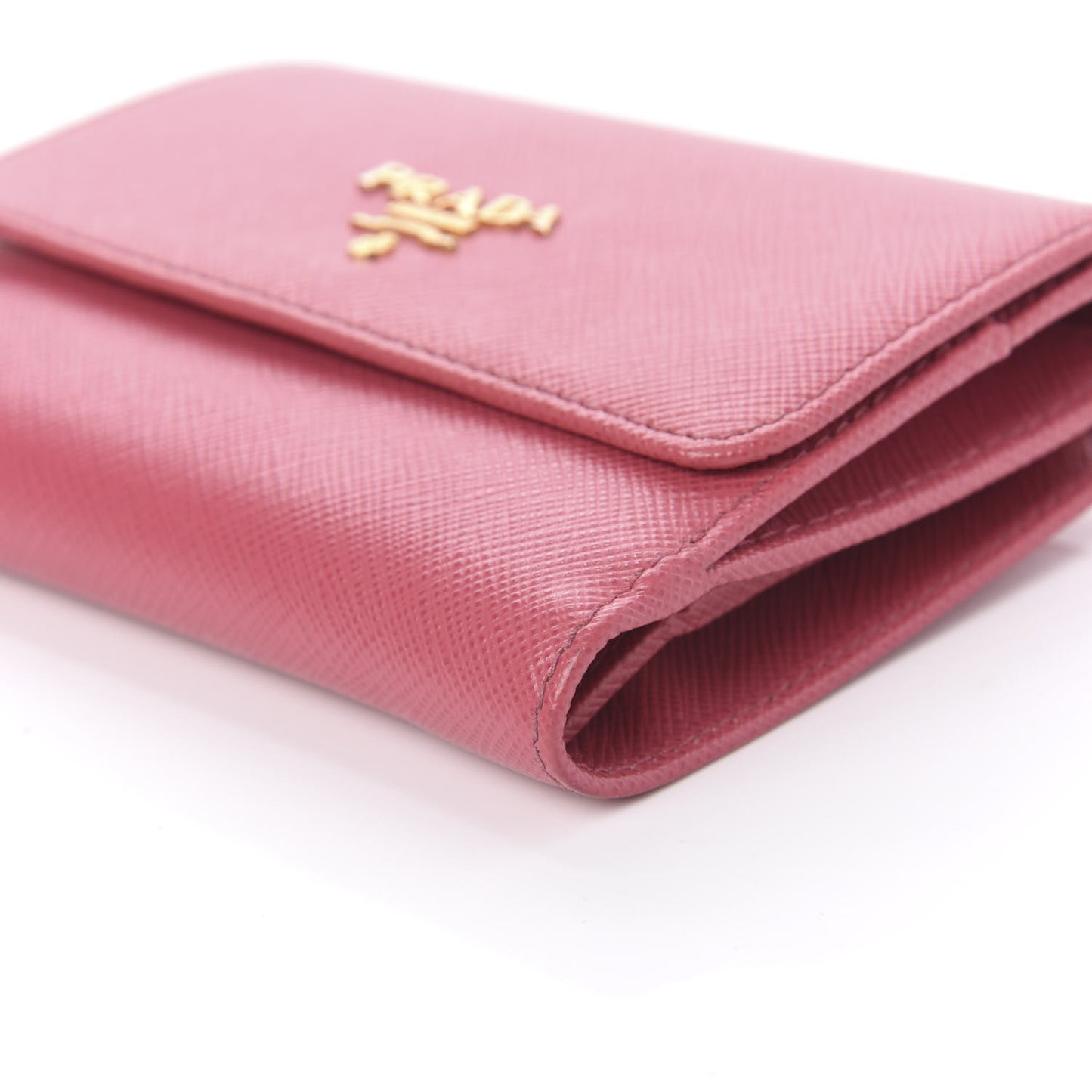 Saffiano Multicolor Compact Wallet Peonia Begonia